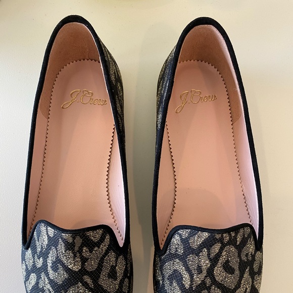 J.Crew Metallic Leopard Smoking Slipper - Picture 4 of 5